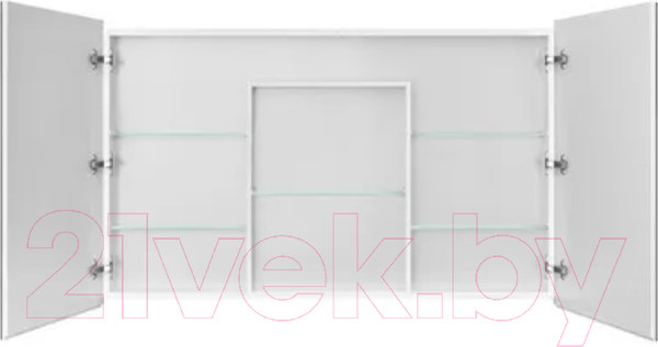 Изображение товара Шкаф с зеркалом для ванной Акватон Лондри 120 (1A267402LH010)