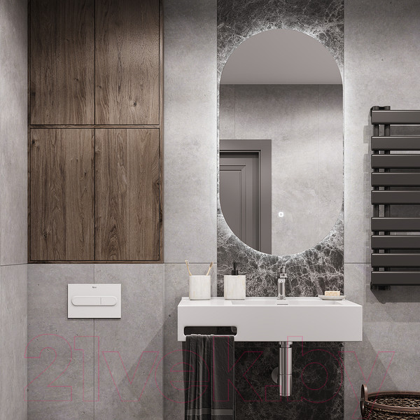 Изображение товара Умывальник Акватон Квадро Про 80 R (1A734331QA01R)