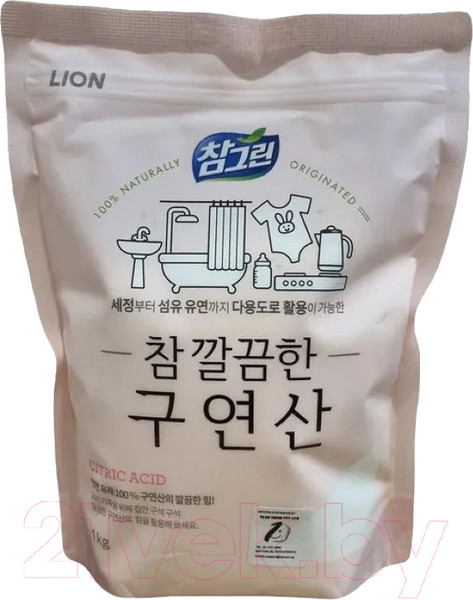 Изображение товара Универсальное чистящее средство Lion Chamgreen Citric Acid (1кг)