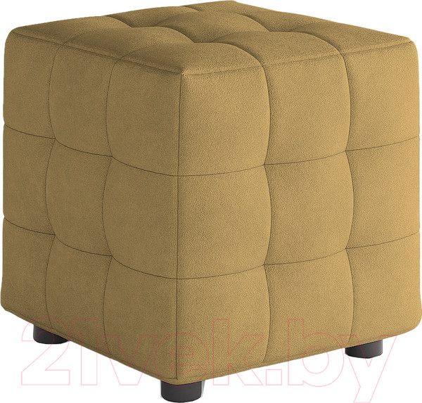 Изображение товара Пуф Сонум 40-40 (замша горчичный)