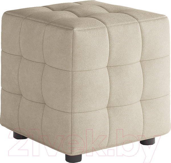 Изображение товара Пуф Сонум 40-40 (замша кремовый)