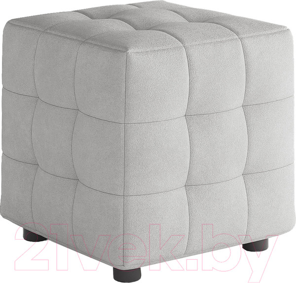 Изображение товара Пуф Сонум 40-40 (замша пепельный)