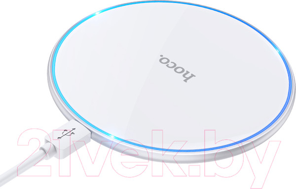 Изображение товара Зарядное устройство беспроводное Hoco CW6 (белый)