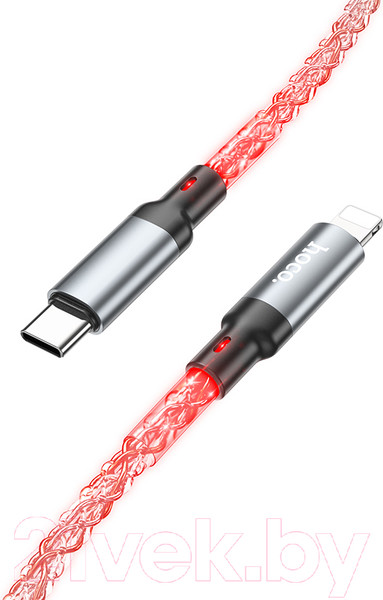 Изображение товара Кабель Hoco U112 Lightning to Type-C (1м, серый)