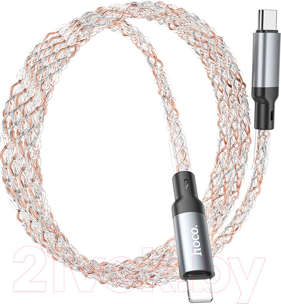 Изображение товара Кабель Hoco U112 Lightning to Type-C (1м, серый)