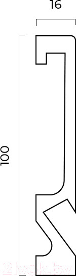 Изображение товара Плинтус FamilyPlintus PLN100.16