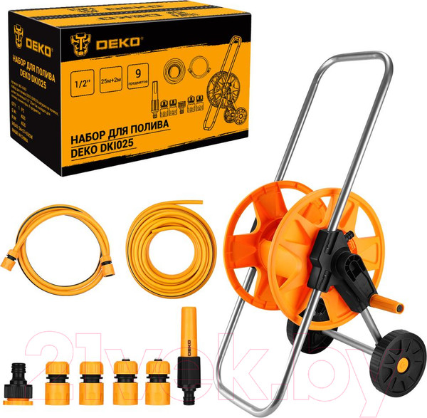 Изображение товара Набор поливочный Deko DKI025 / 065-0463 (25м)