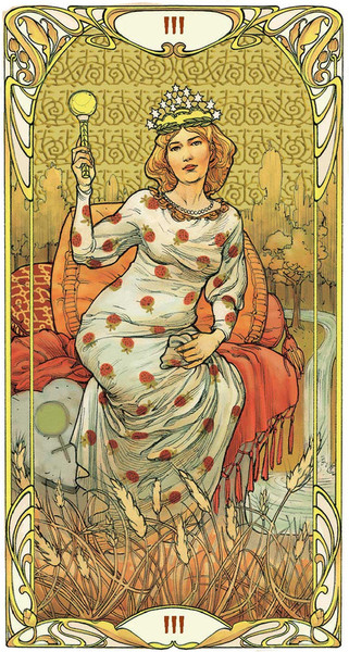 Изображение товара Гадальные карты Lo Scarabeo Golden Art Nouveau Tarot / EX253
