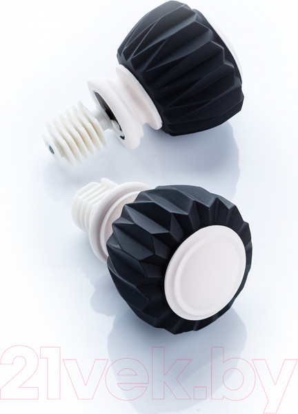 Изображение товара Карниз для штор Merry Bear Home Decor Мумбаи двойной (3.0м, черный/белый матовый)