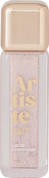 Изображение товара Тени для век Vivienne Sabo Artiste 24/7 тон 01 Мерцающий со светлыми глиттерами