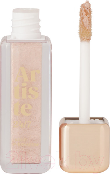 Изображение товара Тени для век Vivienne Sabo Artiste 24/7 тон 02 Мерцающий с золотистыми глиттерами