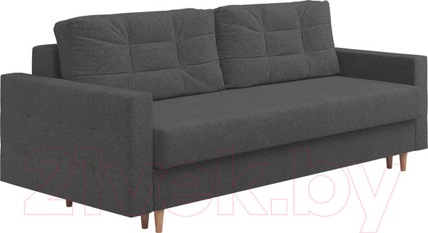 Изображение товара Диван Сонум Sсandy 110x235 (кашемир серый/бук)