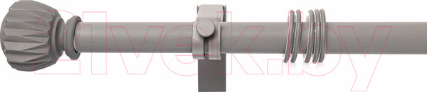 Изображение товара Карниз для штор Merry Bear Home Decor Мумбаи одинарный (1.6м, хаки матовый)