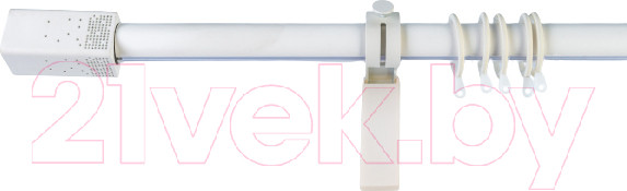 Изображение товара Карниз для штор Merry Bear Home Decor Нью-Йорк одинарный (3.0м, матовый белый)