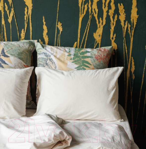 Изображение товара Комплект постельного белья Волшебная ночь Волшебная ночь Fern КПБ ВН 2017 8476/2+полубел