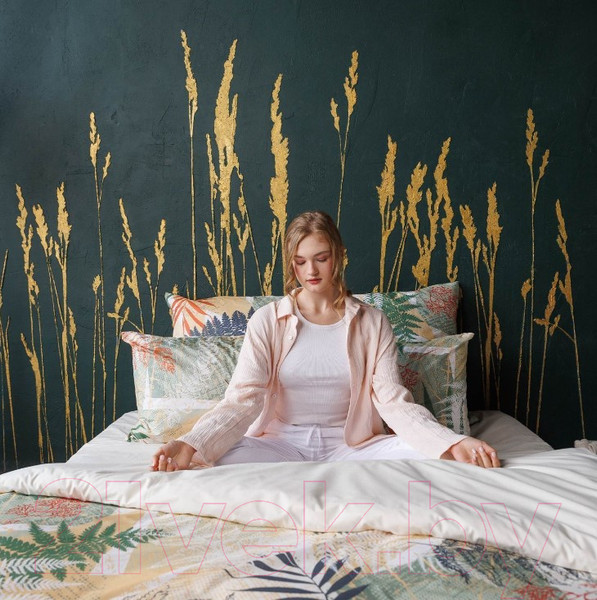 Изображение товара Комплект постельного белья Волшебная ночь Волшебная ночь Fern КПБ ВН 2017 8476/2+полубел