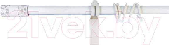 Изображение товара Карниз для штор Merry Bear Home Decor Каир одинарный (2.4м, белый матовый)