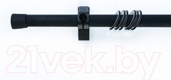 Изображение товара Карниз для штор Merry Bear Home Decor Мадрид одинарный (1.6м, черный матовый)