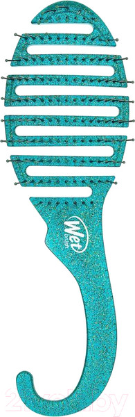 Изображение товара Расческа Wet Brush Shower Glitter Detangler Teal BWR801GREEGL