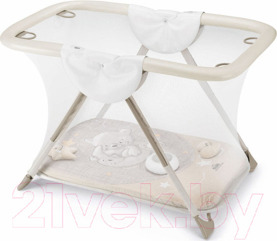 Изображение товара Игровой манеж Cam Brevettato Millegiochi / B122-C260B/V77 (лунный медведь/бежевый)