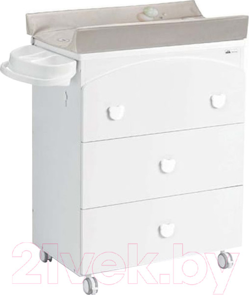 Изображение товара Комод пеленальный Cam Cassettiera Orso Polly / G224-C261 (белый)