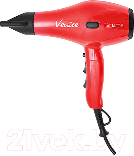 Изображение товара Профессиональный фен Harizma Venice 10222-03 (красный)
