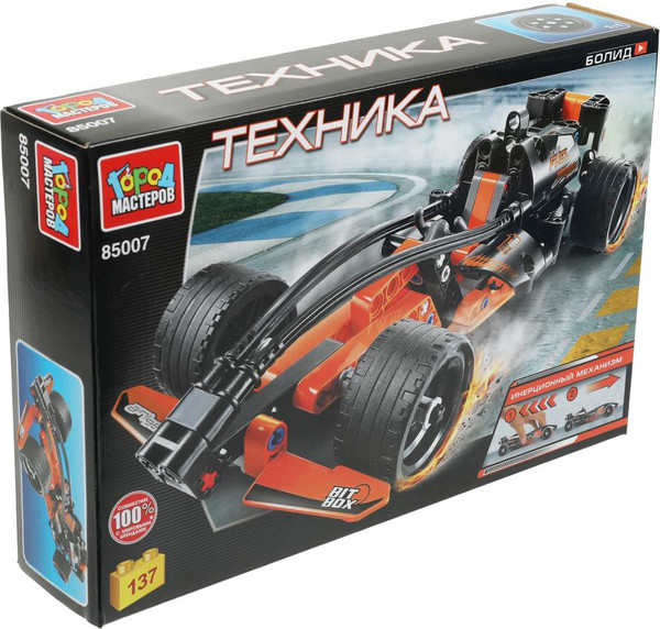 Изображение товара Конструктор Город мастеров Гоночный Болид / 85007-ZH (137эл)