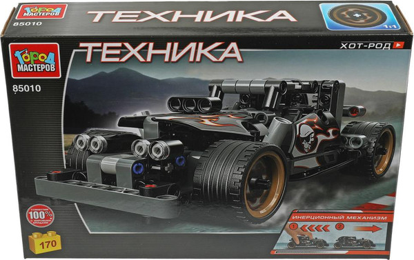 Изображение товара Конструктор Город мастеров Хот-род / 85010-ZH (170эл)