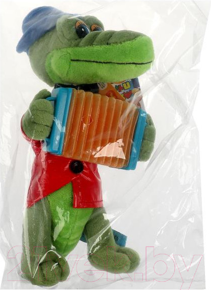 Изображение товара Мягкая игрушка Мульти-пульти Крокодил Гена с аккордеоном / V40652-21M