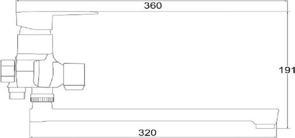 Изображение товара Смеситель РМС PL6CH-006E