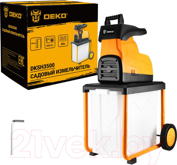 Изображение товара Садовый измельчитель электрический Deko DKSH3500 / 065-1209