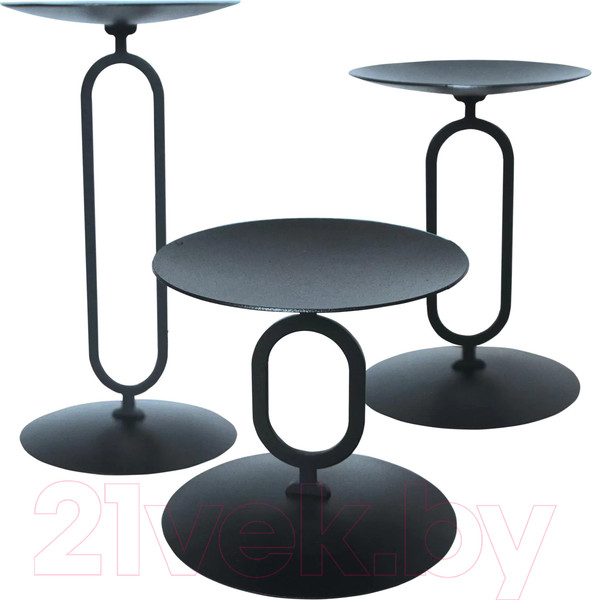 Изображение товара Набор подсвечников GALA PS057-BY (черный)