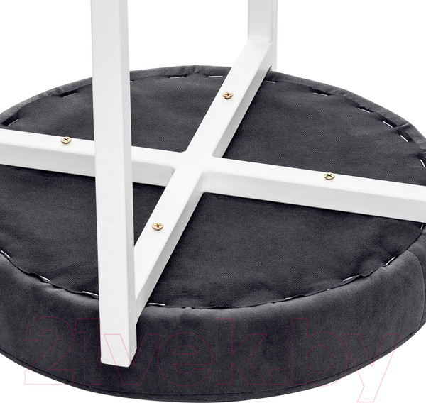 Изображение товара Табурет Импэкс Leset Авис (белый/Ultra Grafit графит)