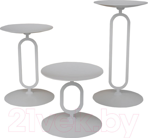 Изображение товара Набор подсвечников GALA PS057-WY (белый)