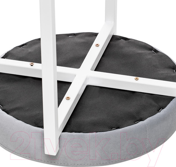 Изображение товара Табурет Импэкс Leset Авис (белый/Ultra Smoke дым)