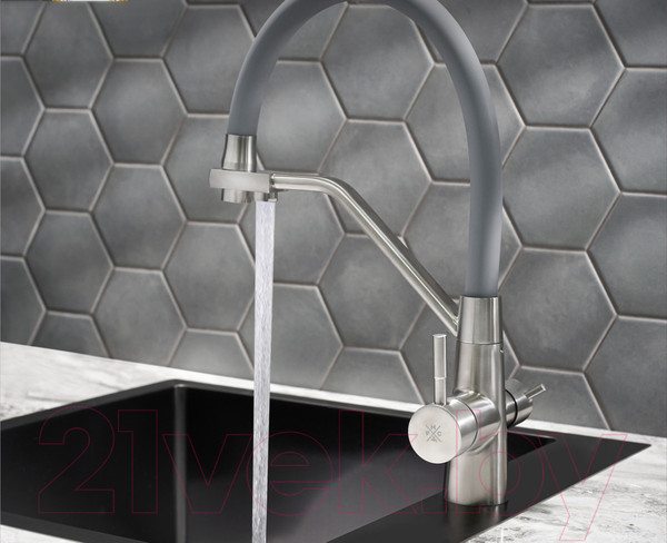 Изображение товара Смеситель РМС SUS127GY-016F-015