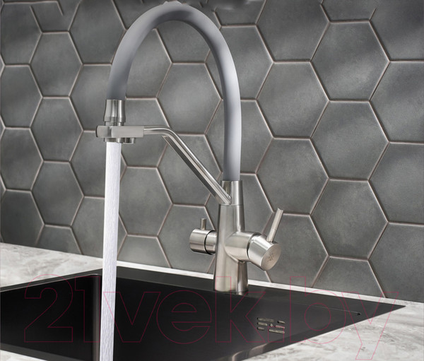 Изображение товара Смеситель РМС SUS127GY-016F-015