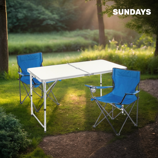 Изображение товара Комплект складной мебели Sundays ZC-CT003/ZC-CC005 (синий)