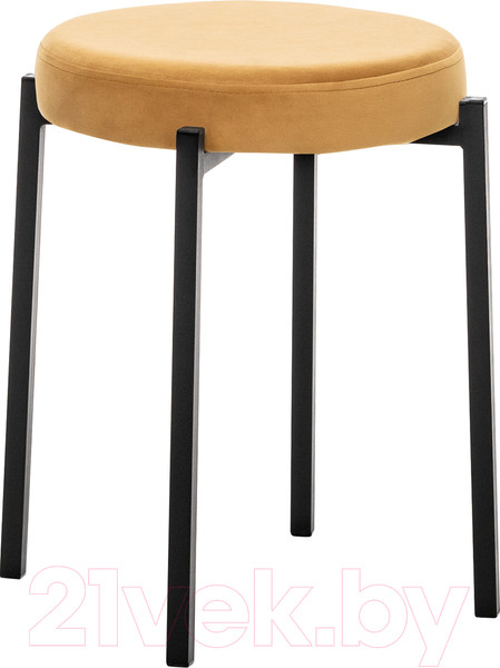 Изображение товара Табурет Импэкс Leset Авис (черный/Ultra Mustard горчичный)