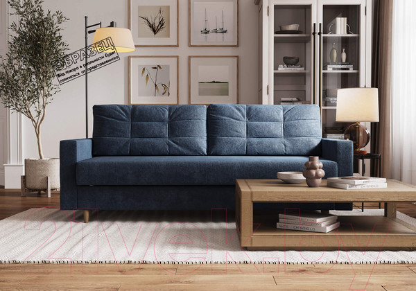 Изображение товара Диван Сонум Sсandy 110x235 (микровелюр белый/бук)