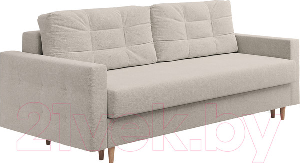 Изображение товара Диван Сонум Sсandy 110x235 (рогожка песочный/бук)