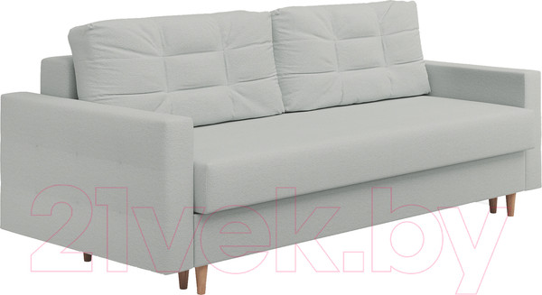 Изображение товара Диван Сонум Sсandy 110x235 (тедди пепельный/бук)