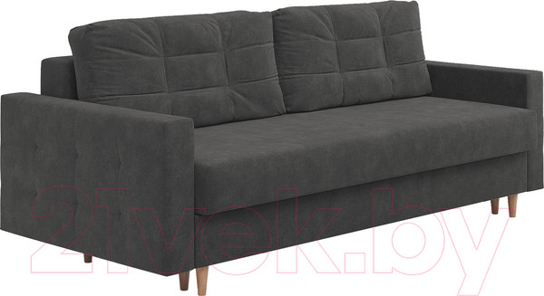 Изображение товара Диван Сонум Sсandy 110x235 (фултон графит/бук)