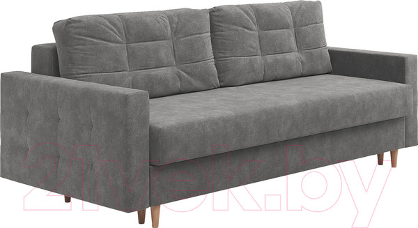 Изображение товара Диван Сонум Sсandy 110x235 (фултон серый/бук)