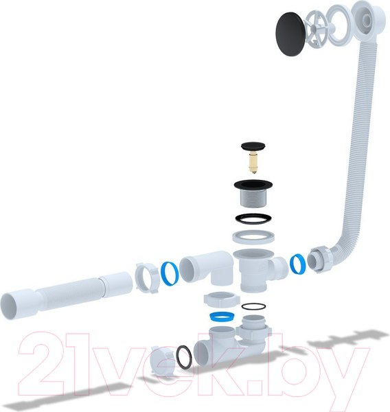 Изображение товара Сифон Ани Пласт EC255BL