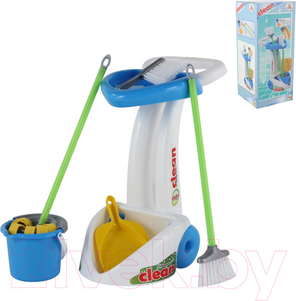 Изображение товара Набор хозяйственный игрушечный Полесье Чистюля / 68637