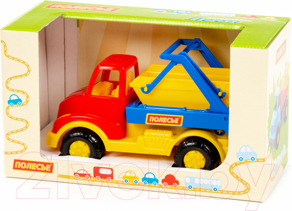 Изображение товара Автомобиль игрушечный Полесье Леон. Коммунальная спецмашина / 68231