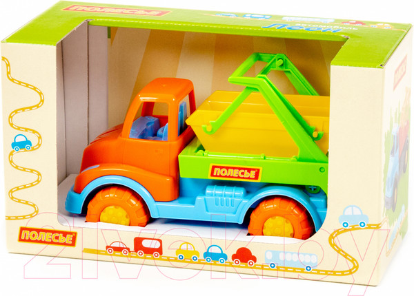 Изображение товара Автомобиль игрушечный Полесье Леон. Коммунальная спецмашина / 68231