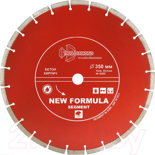 Изображение товара Отрезной диск алмазный Trio Diamond S209