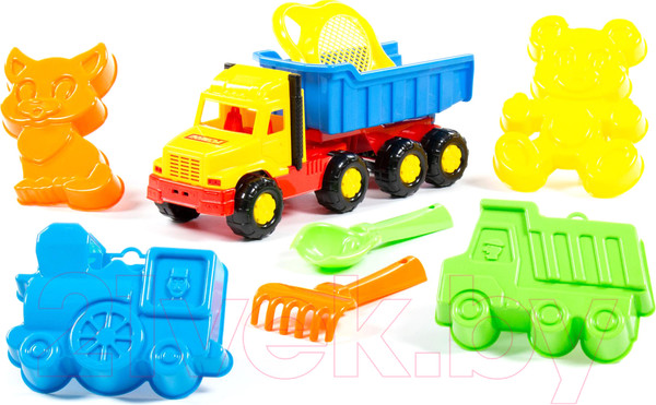 Изображение товара Набор игрушек для песочницы Полесье Фаворит №105 / 7568